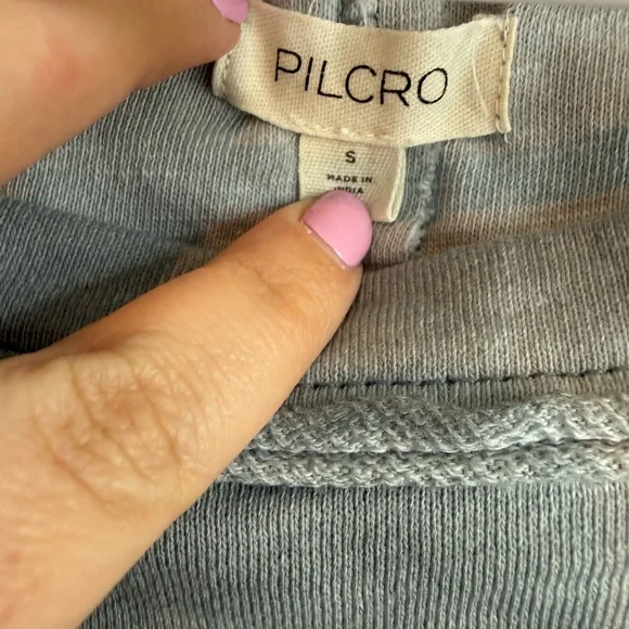 Anthropologie Pilcro Long-Sleeve Crop Babydoll Top - Picture 7 of 10